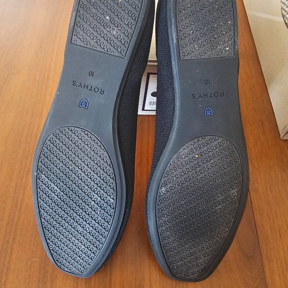 Rothy's The Square Ballet Flats Womens Sz 10 - Black - Picture 5 of 5
